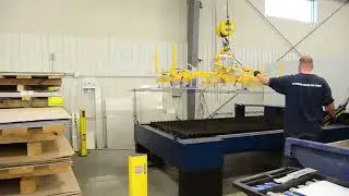 Lifting System for Loading Metal Sheet