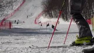 Colby's Michael Boardman - Middlebury giant slalom
