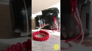 Tutorial👆Alça de Mão para Câmera em Macramê! #macrame #macramepassoapasso #macramefacil