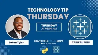 How To Run a Python Script Directly in Tableau Prep 
