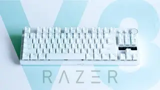 【RAZER】ラピッドトリガー搭載の真っ白なゲーミングキーボード Razer Huntsman V3 Pro TKLを紹介します！