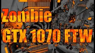 Zombified EVGA GTX 1070 FTW powered by a HD 7970 VRM