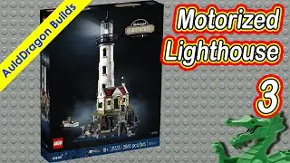 Lego Ideas Motorized Lighthouse (21335) — Building Session 3