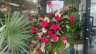 Tutorial de Arreglo de flores en atril