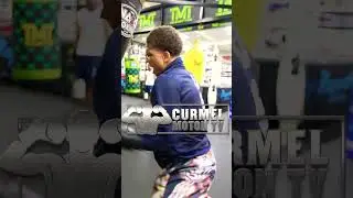 Curmel Moton FASTER than Pacquiao on the Heavy Bag #boxing #curmelmoton #mannypacquiao