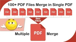 How to merge different PDFs into Single PDFs | Merge multiple pdfs into one pdf | Combined pdfs 2021