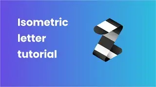 3d Logo tutorial in Adobe Illustrator. How to design an isometric logo z in illustrator