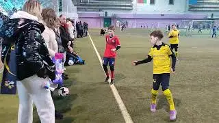 Зимнее первенство Минска 24.01.2026 Champions Kids - ФК Минск. 1 тайм