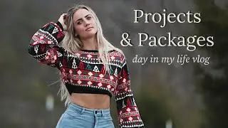 Finishing the Fireplace | Free Spirit Outlet Unboxing *day in my life vlog*