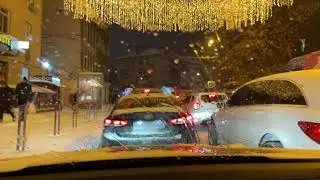В Днепре Коллапс! Выпало много снега! Едем в Мадам Элит! Начался спор в дороге с Мамвелом