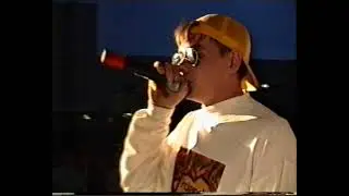 1996 06 21 дискотека Legion S в Самотлорские Ночи на площади перед Домом Техники.