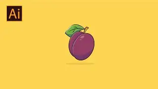 Adobe illustrator tutorial - How to draw Plum in illustrator