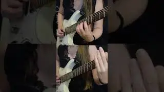 GUITAR SHREDDING OF THE WEEK #guitar #licks #solo #riff #shred #metal #femaleguitarist #guitarsolo