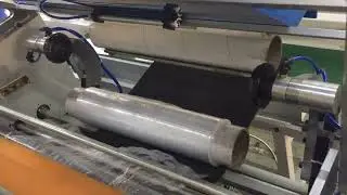 How to make pre-stretch film with our pre-stretch rewinder, please check from the video