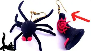 Spider and hat. How to make earrings