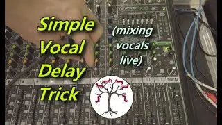 LIVE SOUND Simple Vocal Delay Trick - Improve Live Vocals