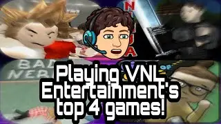 Trying out the top 4 VNL Entertainment games (Bad Nerd, Ninja Rage, School Of Chaos & City Of Chaos)