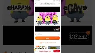 how to make the minion happy bday trend (read description for step)