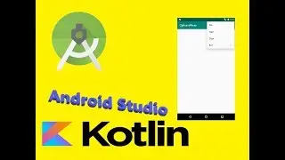 Create Options Menu in Android Studio by Kotlin