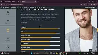 PORTFOLIO WEBPAGE USING AVADA PREMIUM THEME. AVADA RESUME