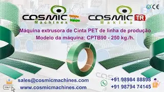Máquina extrusora de Cinta PET de linha de produção