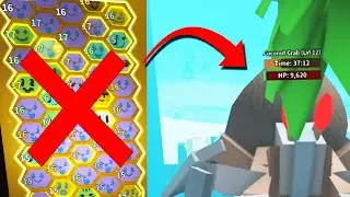 Defeating Coconut Crab Using Coconuts | Bee Swarm Simulator