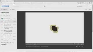 Navigating a Coursera Course - Introduction to C# Programming and Unity
