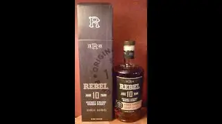 Whiskey Review: #313 Rebel Aged 10 Yr Single Barrel Bourbon Whiskey