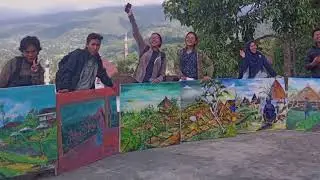 Kampung Wisata Pakel jadi Obyek Ujian Akhir Semester Mata Kuliah Seni Lukis I