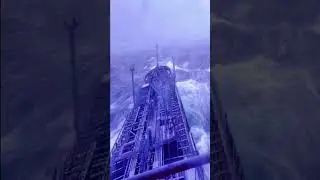 How life is like at the North Sea #northsea #ship #waves