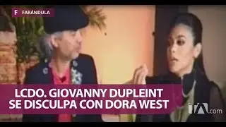 Giovanny Dupleint aceptó su error ante Dora West - Jarabe de Pico