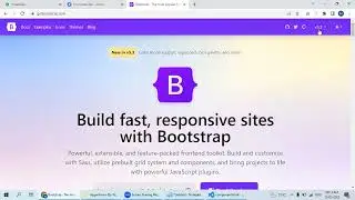 Responsive Website using Bootstrap