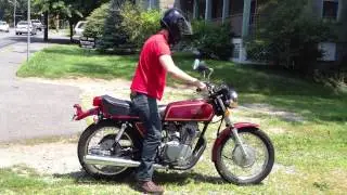 1976 Yamaha XS 360 starting