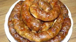 Домашняя колбаса/что приготовить из свининой головы🐖