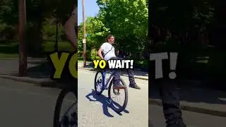 How Does He STOP?! #shorts #bikelife