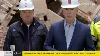"Москва 24" - Проложен первый перегонный тоннель Рублёво-Архангельской линии метро