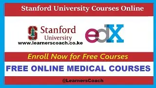 Stanford University Free Medical Courses With Certificate