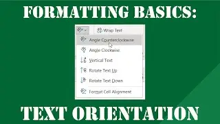 Change Text Orientation in 