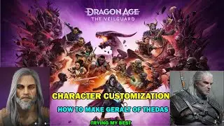 Dragon age Veilguard character creating - How to make Geralt of Thedas