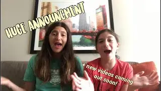 HUGE ANNOUNCEMENT!!!