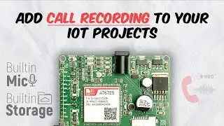 Call Recording & Audio Spying🕵🏻‍♂️ using 4G Module & Arduino UNO