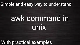 awk command in Unix with options 👩‍🏫 || very useful command || 2022