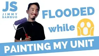 DIY Painting My Unit and Dealing with Emergency Plumbing Issue [VLOG]