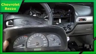 Снятие панели приборов Chevrolet Rezzo