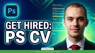 How to Design Resume/CV in Photoshop | Photoshop Tutorial in Bangla