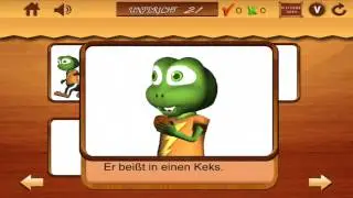 Verben für Kinder 2-Kids learn German verbs teach action words