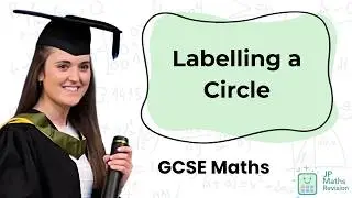 Labelling a Circle | GCSE Maths Circle Basics