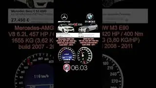 BMW M3 E90 420 HP vs Mercedes AMG C63 W204 