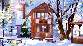 WINTER CABIN LOFT // Sims 4 Speed Build