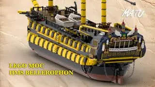 LEGO MOC: HMS BELLEROPHON | LINIENSCHIFF | PART 1